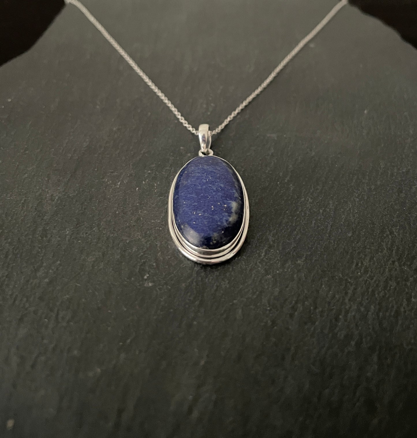 Lapis Lazuli Oval Pendant image 1