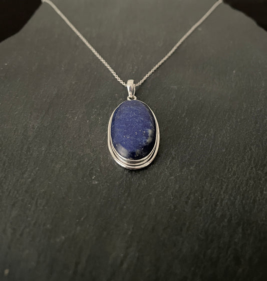 Lapis Lazuli Oval Pendant image 1