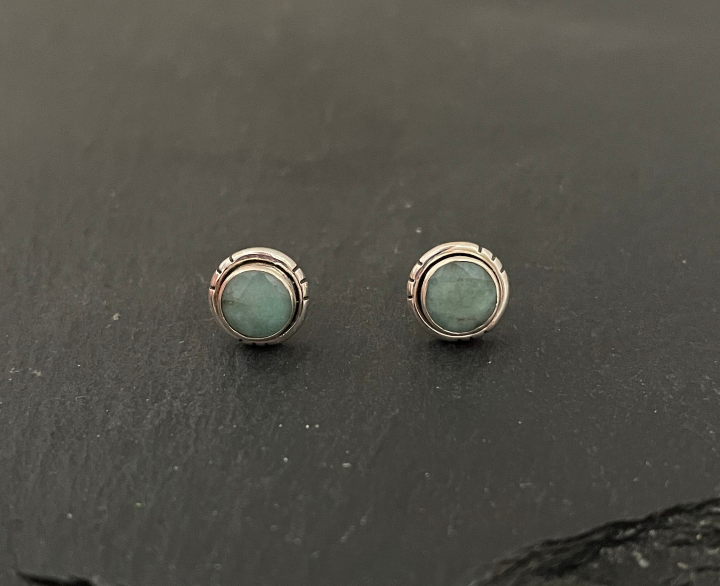 Emerald Stud Earrings image 0