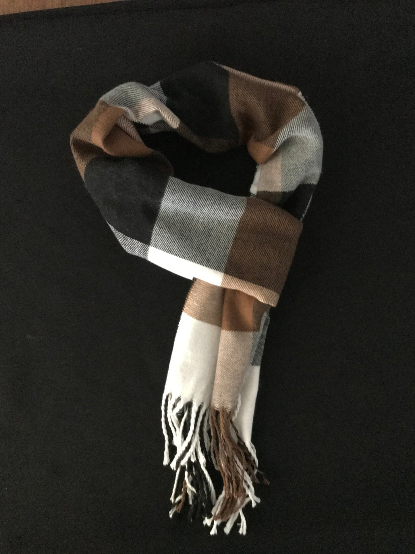 Brown and Black Scarf image 0