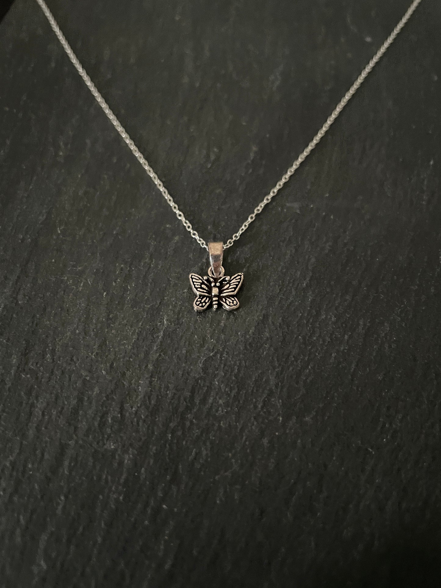 Silver Butterfly Pendant image 1