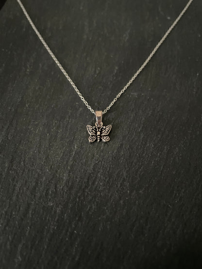 Silver Butterfly Pendant image 1