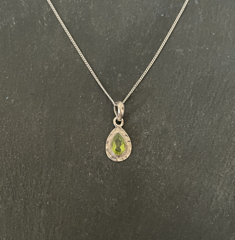 Peridot Teardrop Pendant image 0