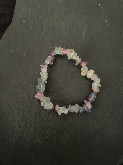 Fluorite Chip Bracelet image 1