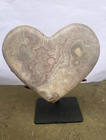 Pink Amethyst Heart image 0