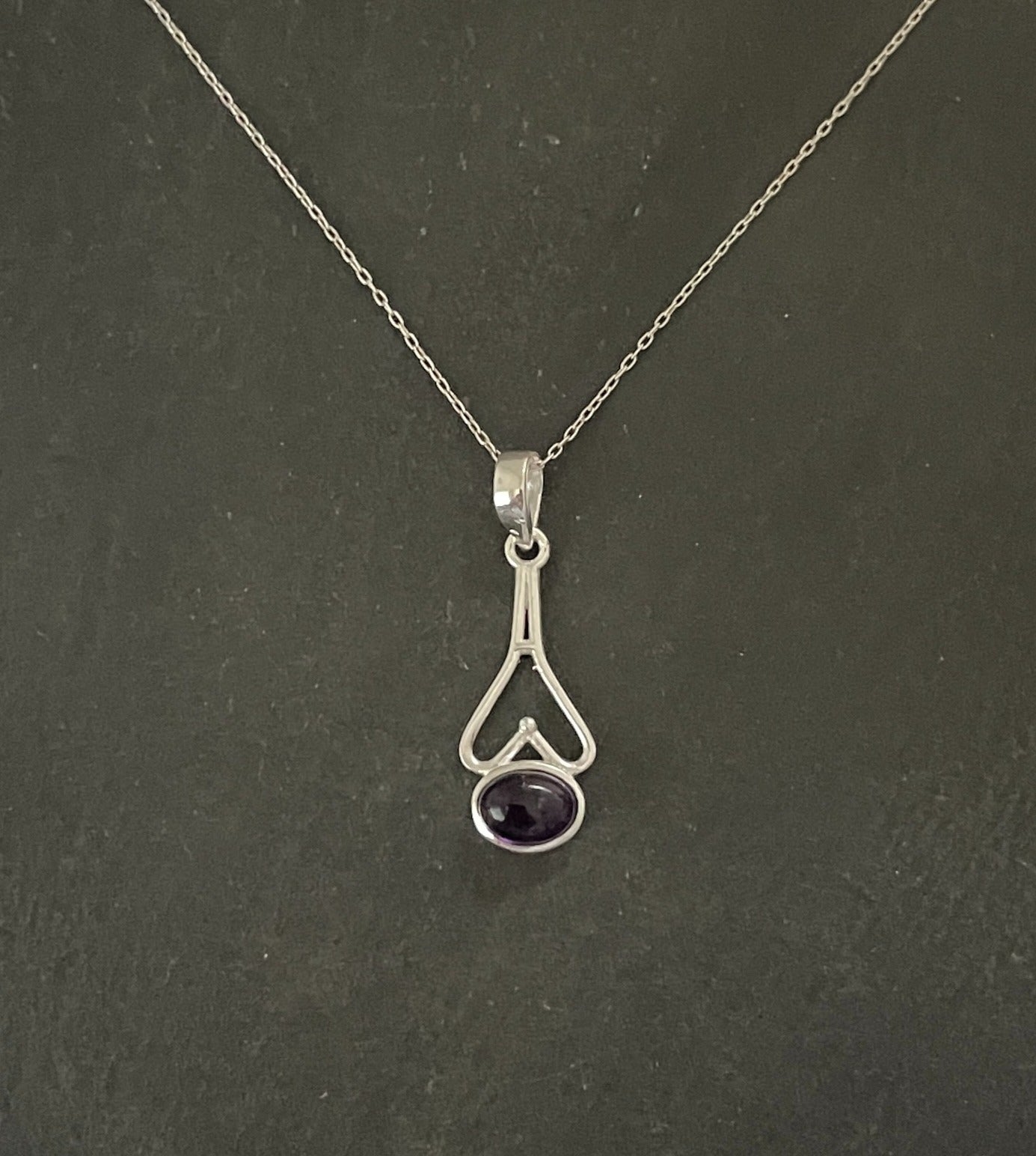 Amethyst Drop Pendant image 0
