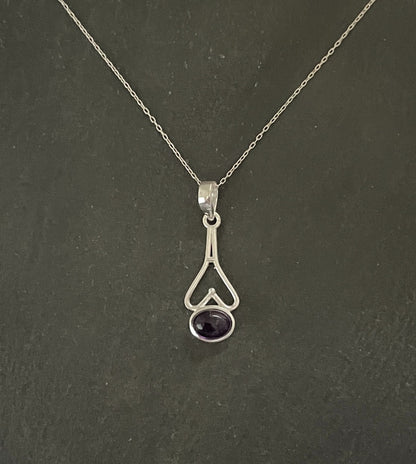 Amethyst Drop Pendant image 0