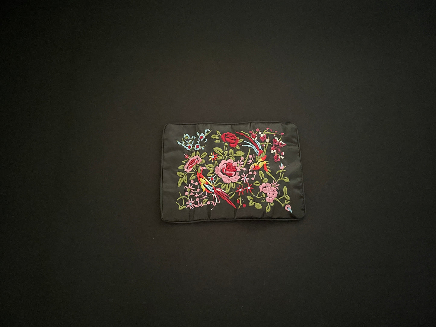 Black Flower Jewellery Wrap image 2