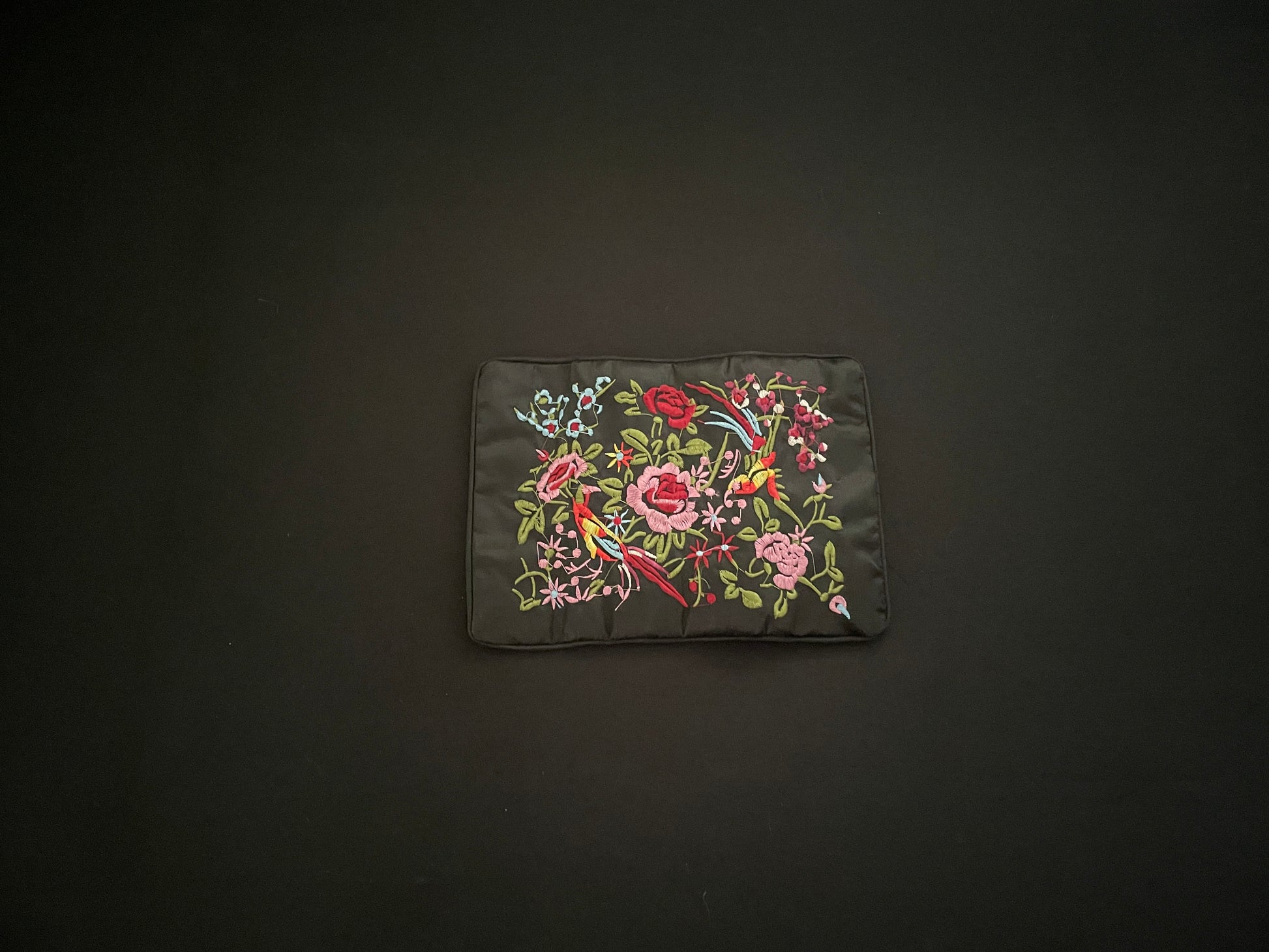 Black Flower Jewellery Wrap image 2