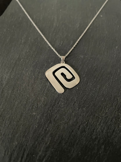 Silver Swirl Pendant image 1