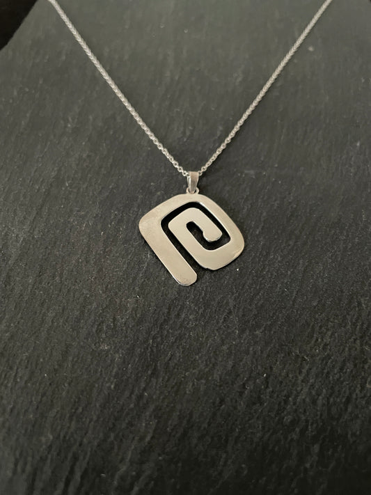 Silver Swirl Pendant image 1