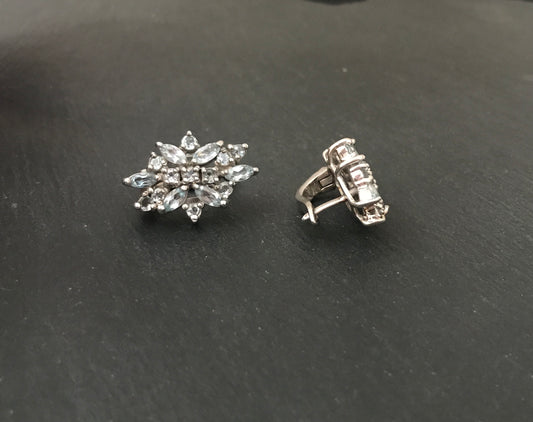 Blue Topaz Studs image 1