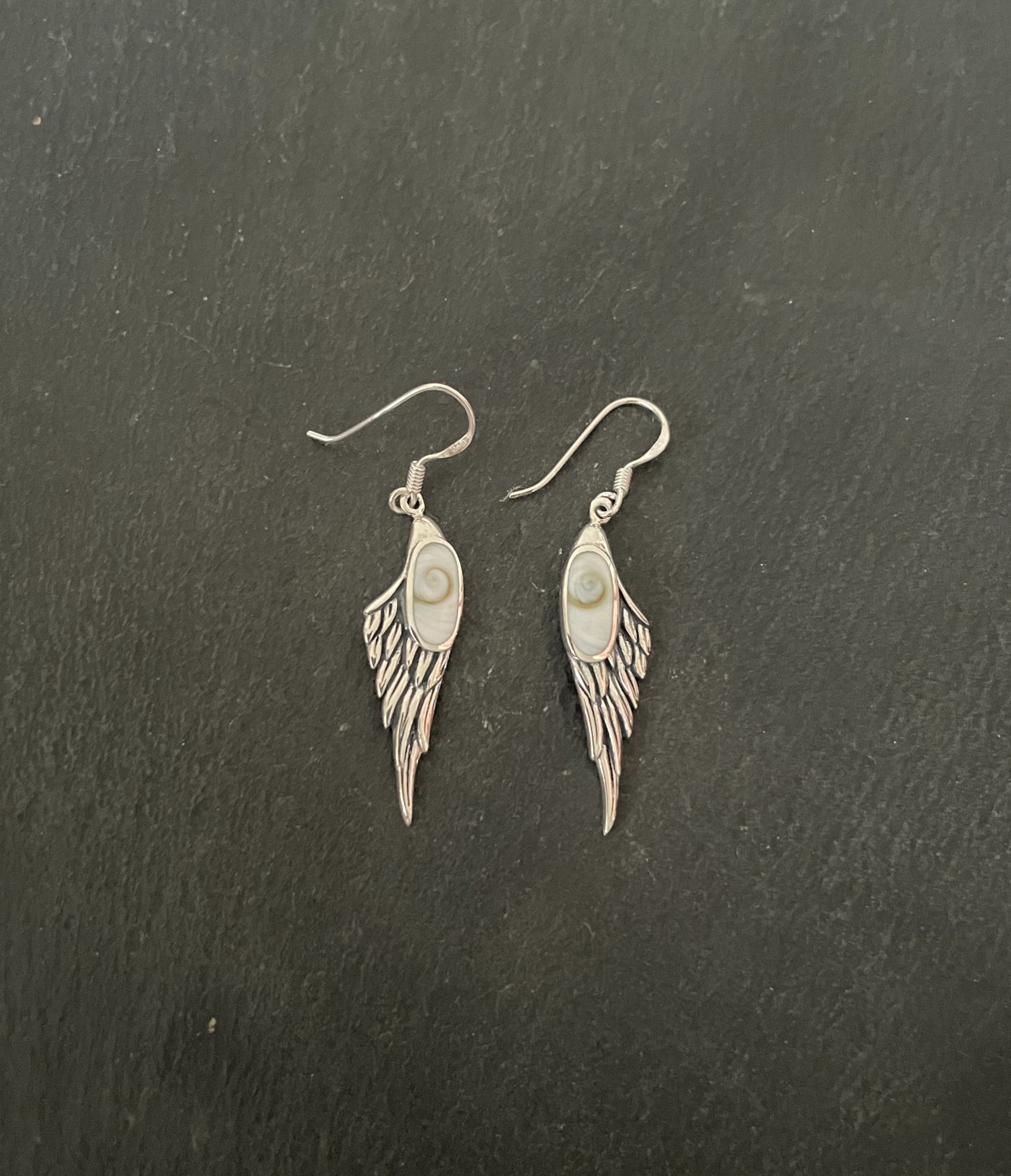 Shiva Shell Angel Wing Earrings image 0