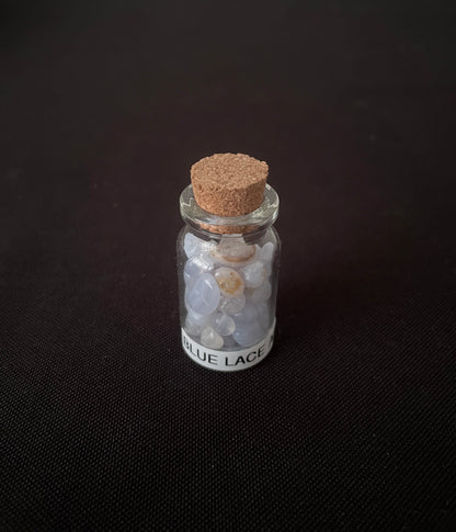 Blue Lace Agate Gemstone Jar image 0