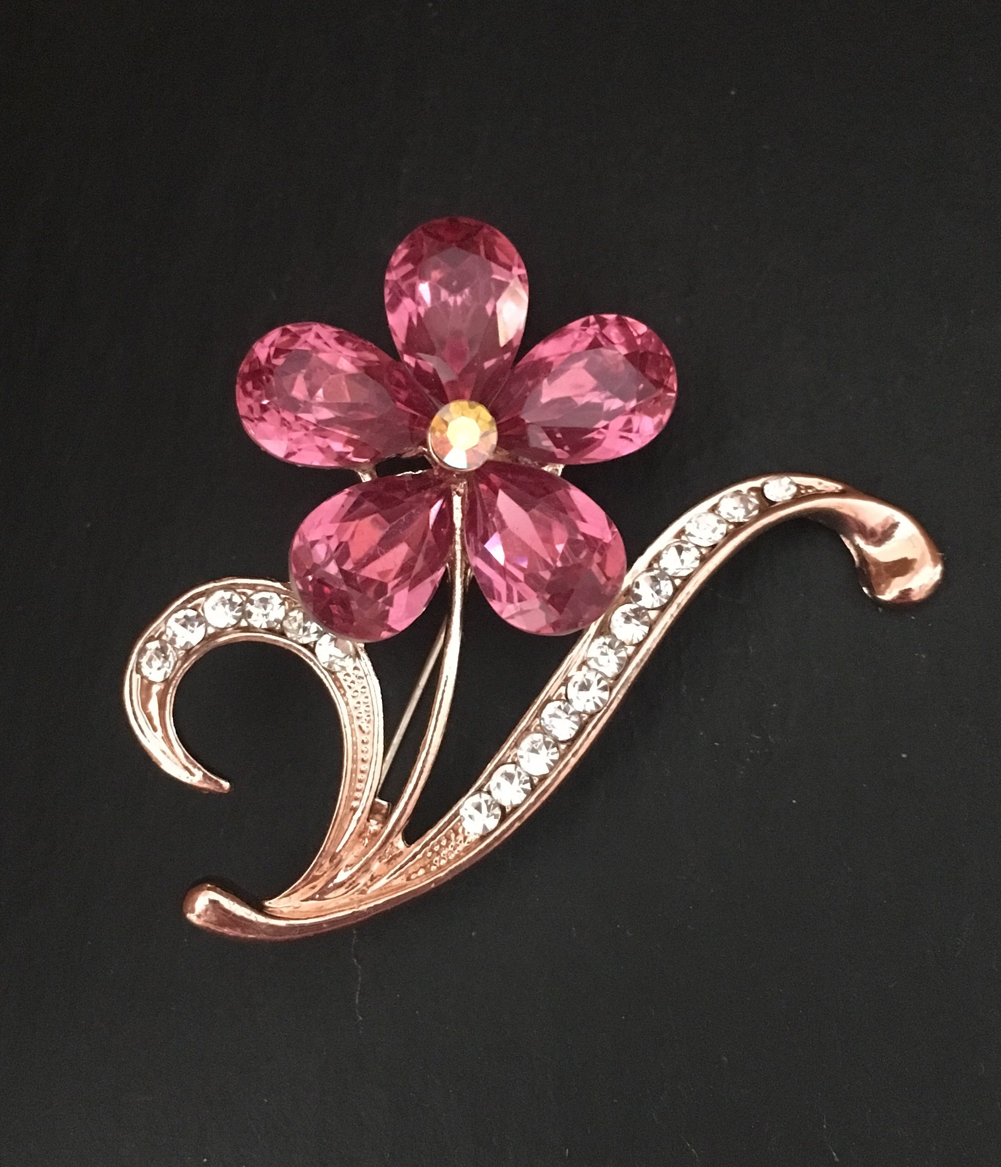 Pink Flower Brooch image 0