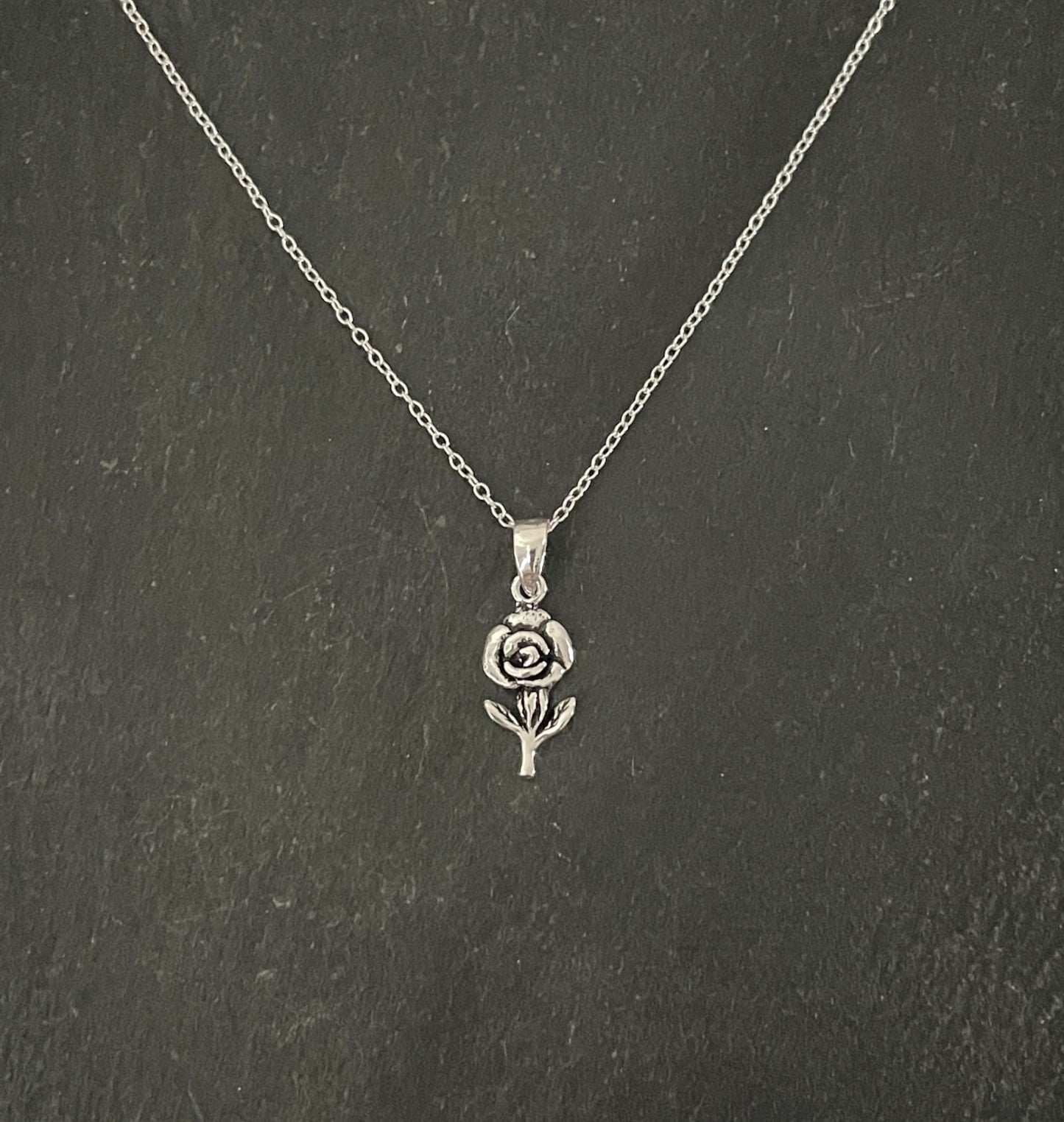 Silver Rose Pendant image 0