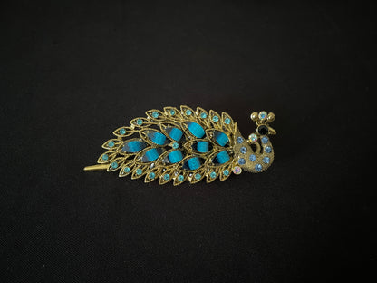 Peacock Hair Clip image 6