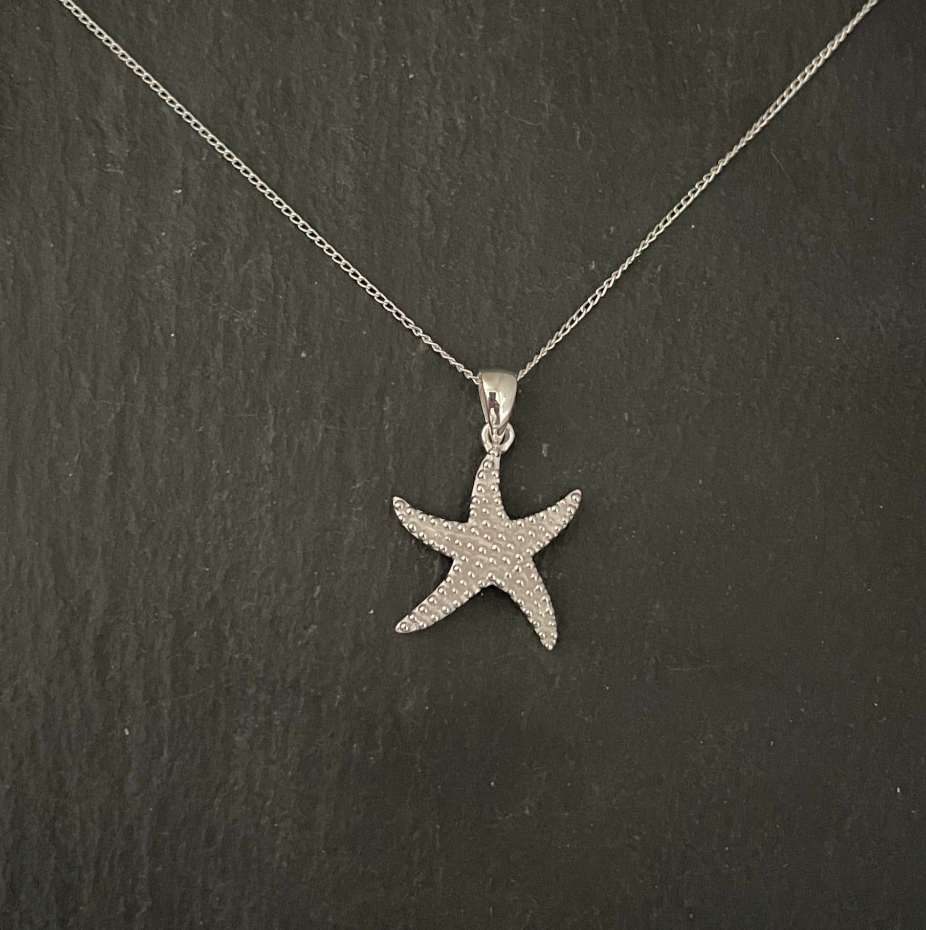Silver Starfish Pendant image 0