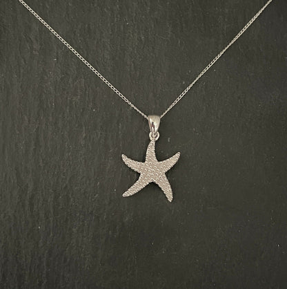 Silver Starfish Pendant image 0