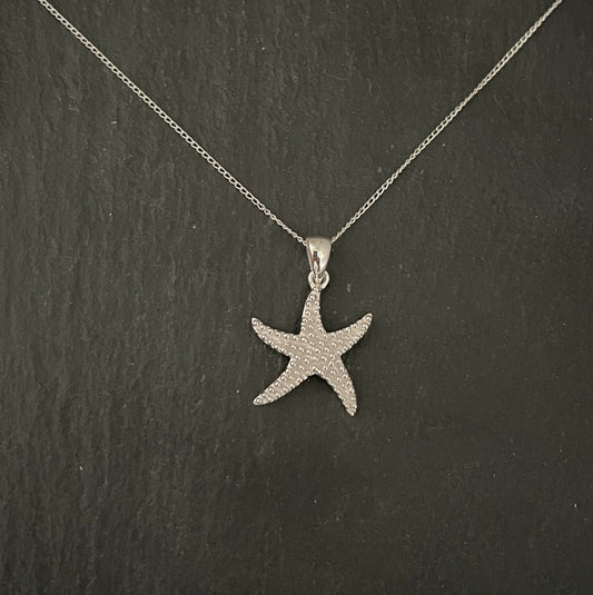 Silver Starfish Pendant image 0