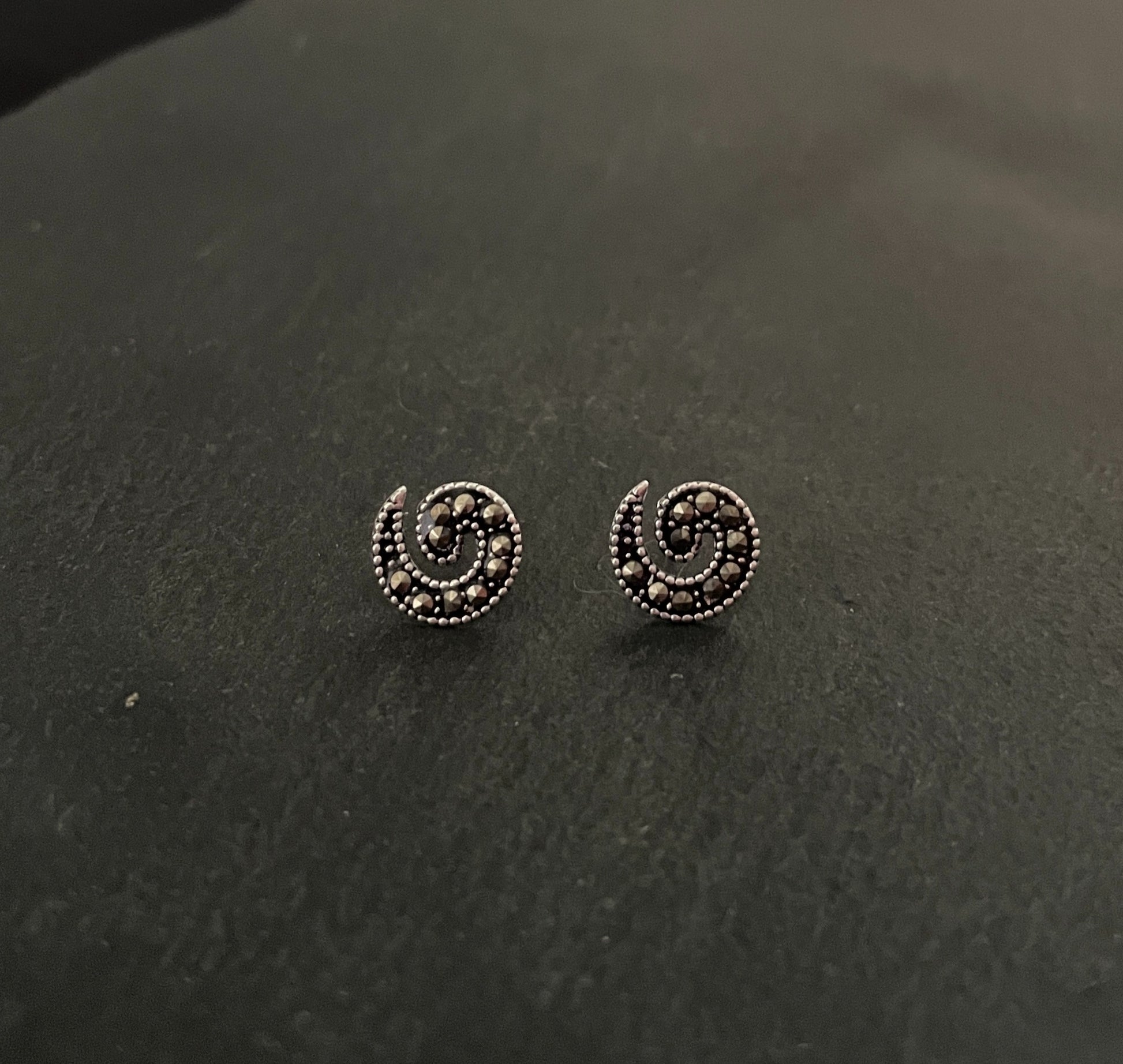 Marcasite Swirl Studs image 0