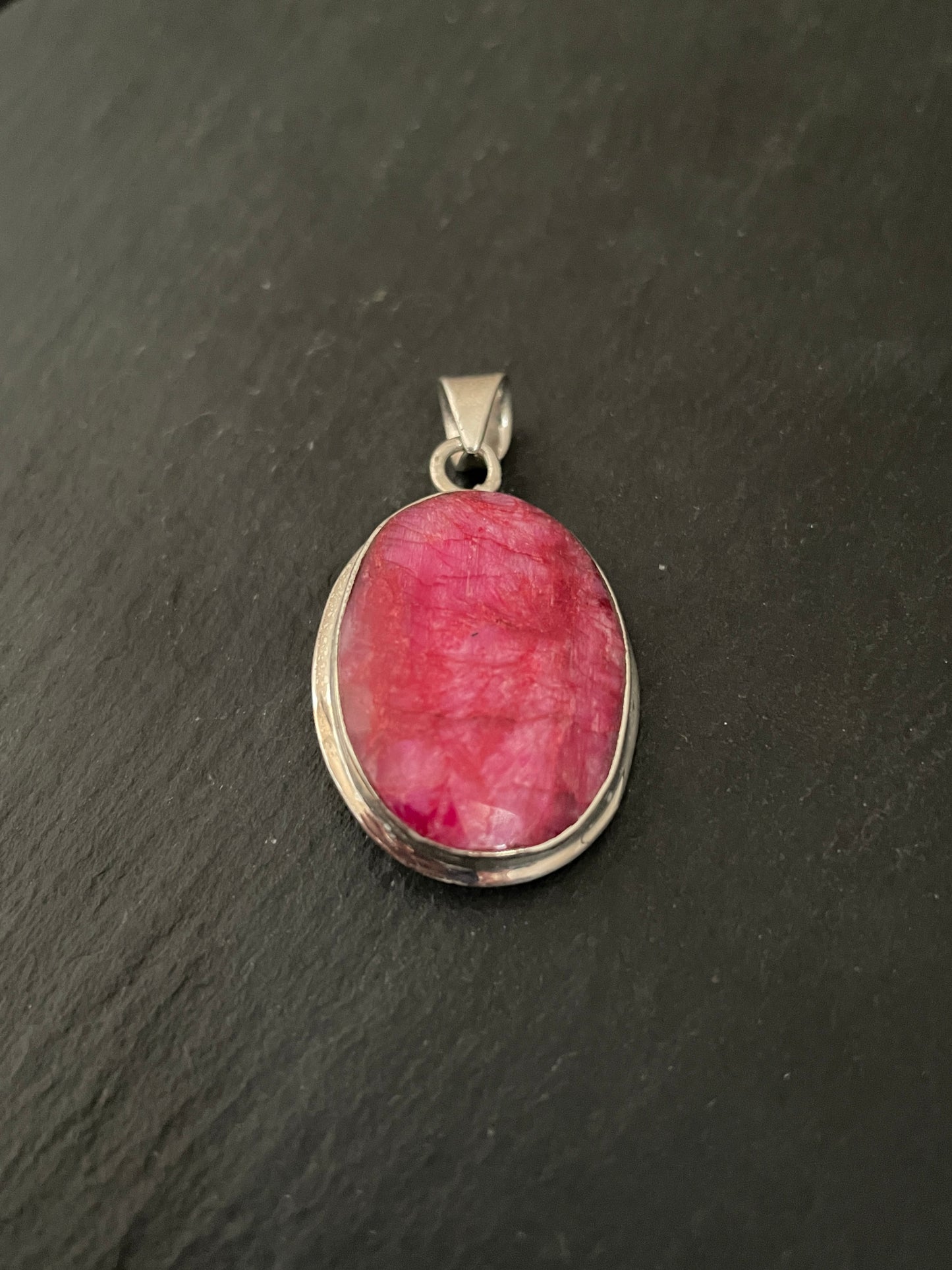 Ruby Oval Pendant image 1
