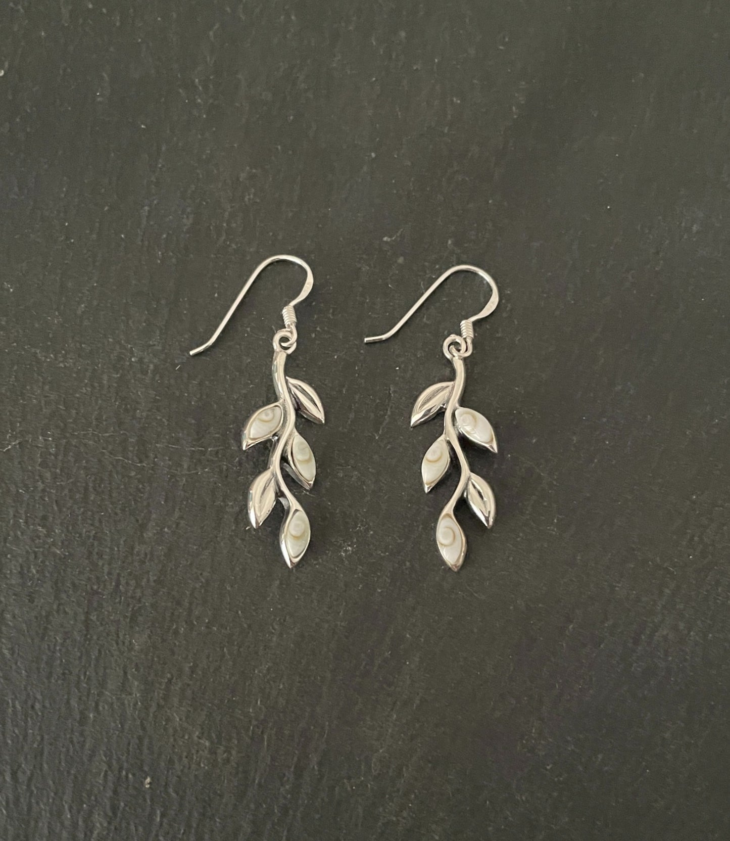 Shiva Shell Leaf Earrings image 0