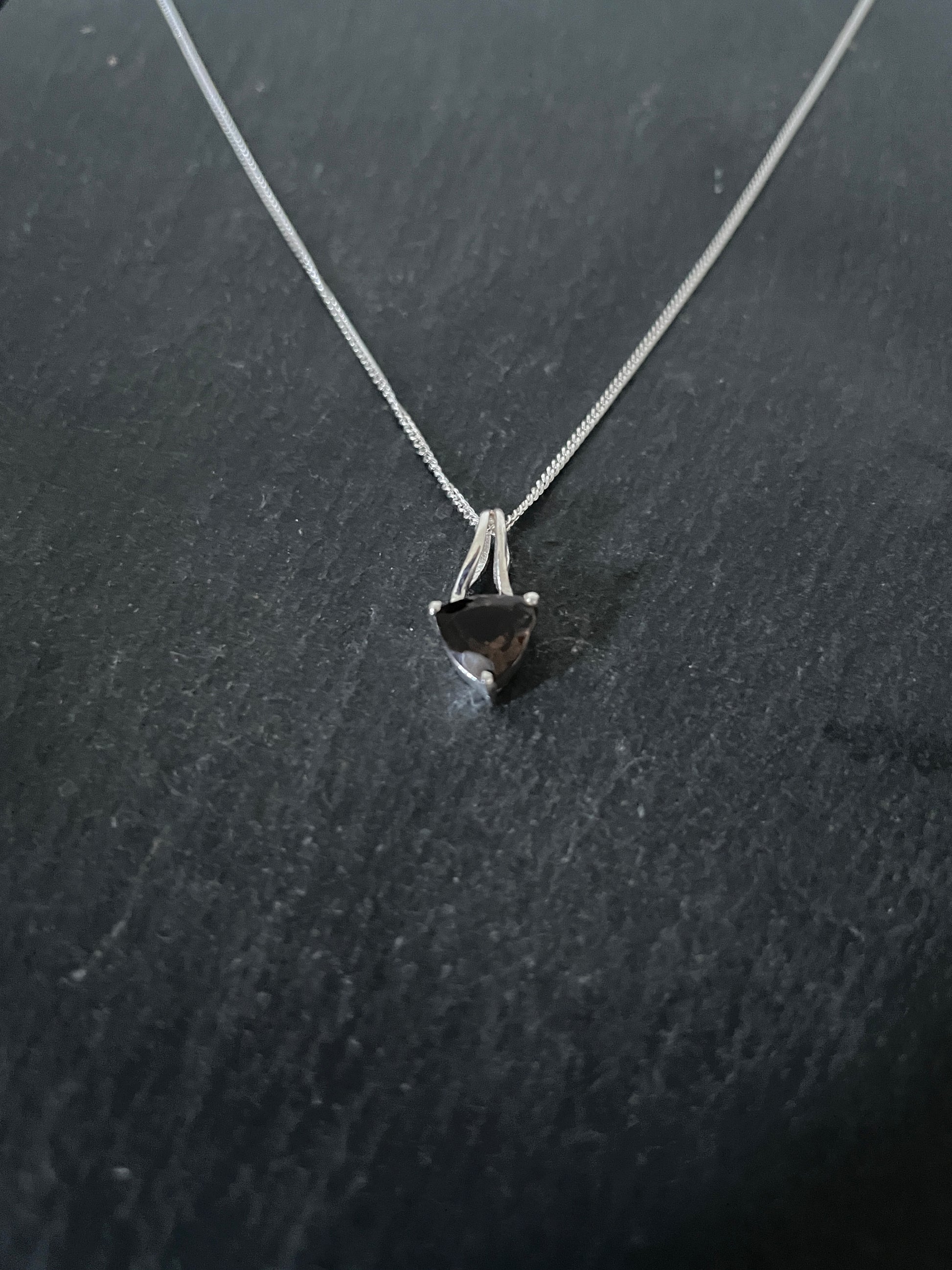 Smokey Quartz and Silver Pendant image 1