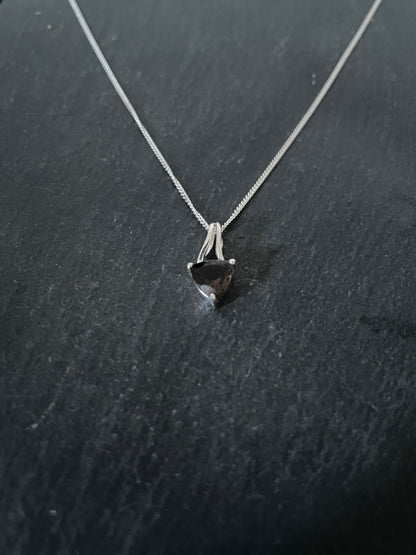 Smokey Quartz and Silver Pendant image 1