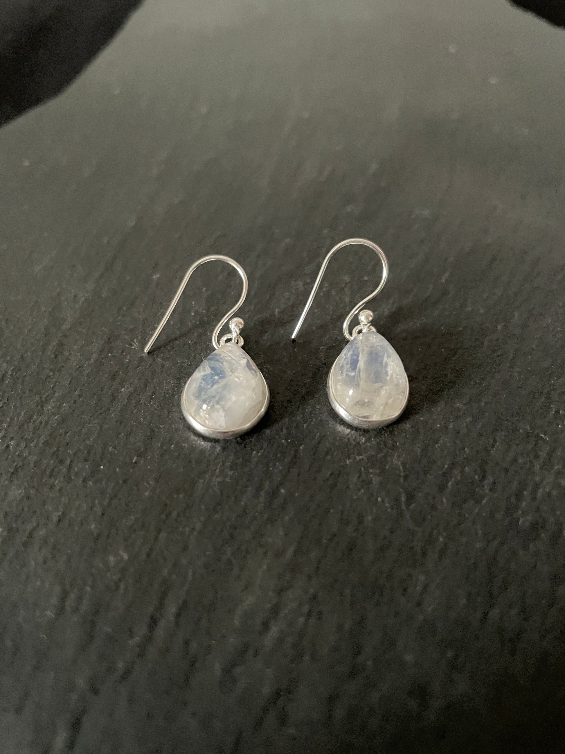 Moonstone Teardrop Earrings image 1