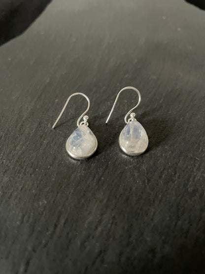 Moonstone Teardrop Earrings image 1