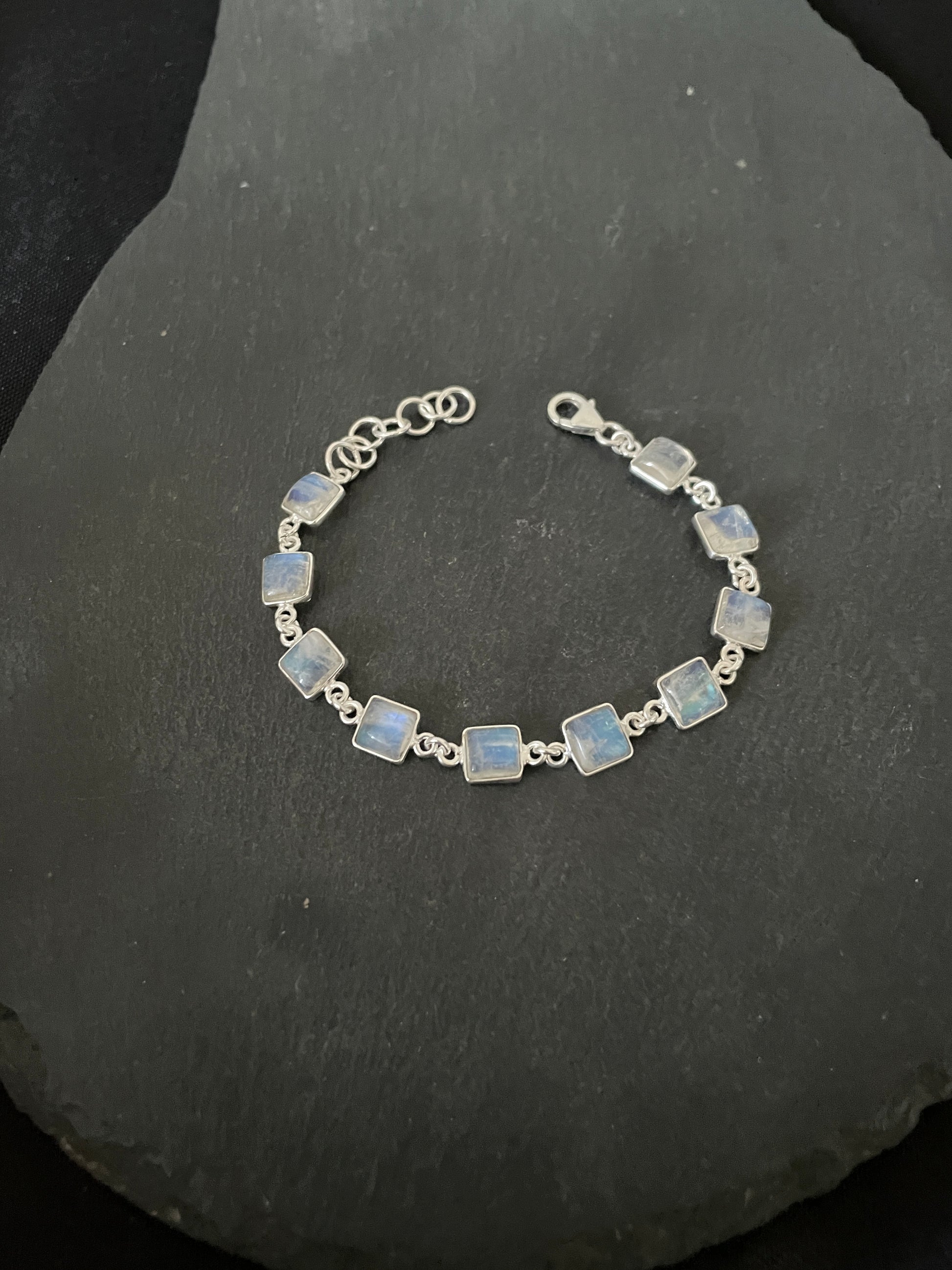 Square Moonstone Bracelet image 1