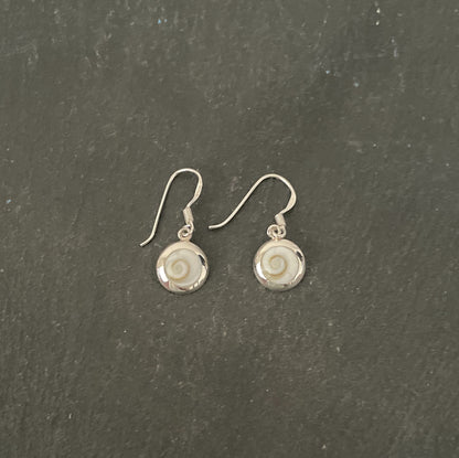 Shiva Shell Round Earrings image 0