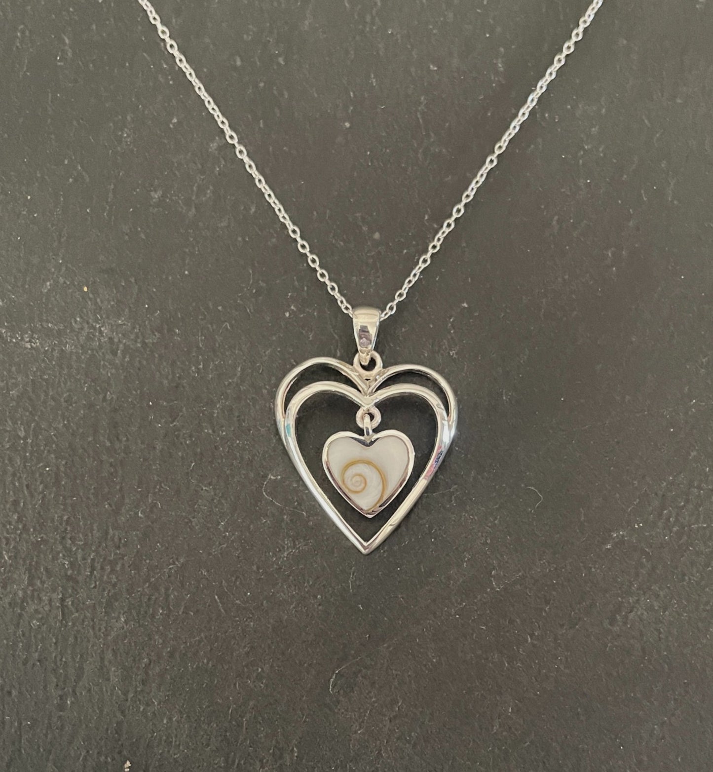 Shiva Shell Heart Pendant image 0