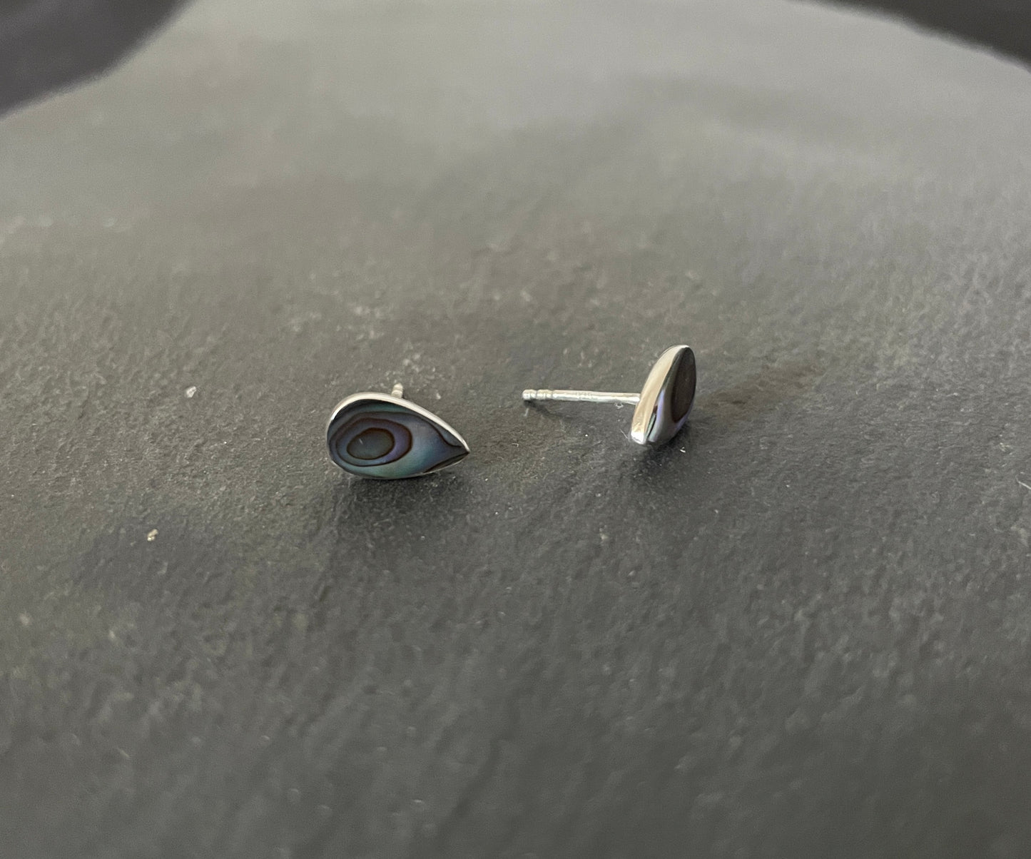 Paua Shell Teardrop Studs image 1