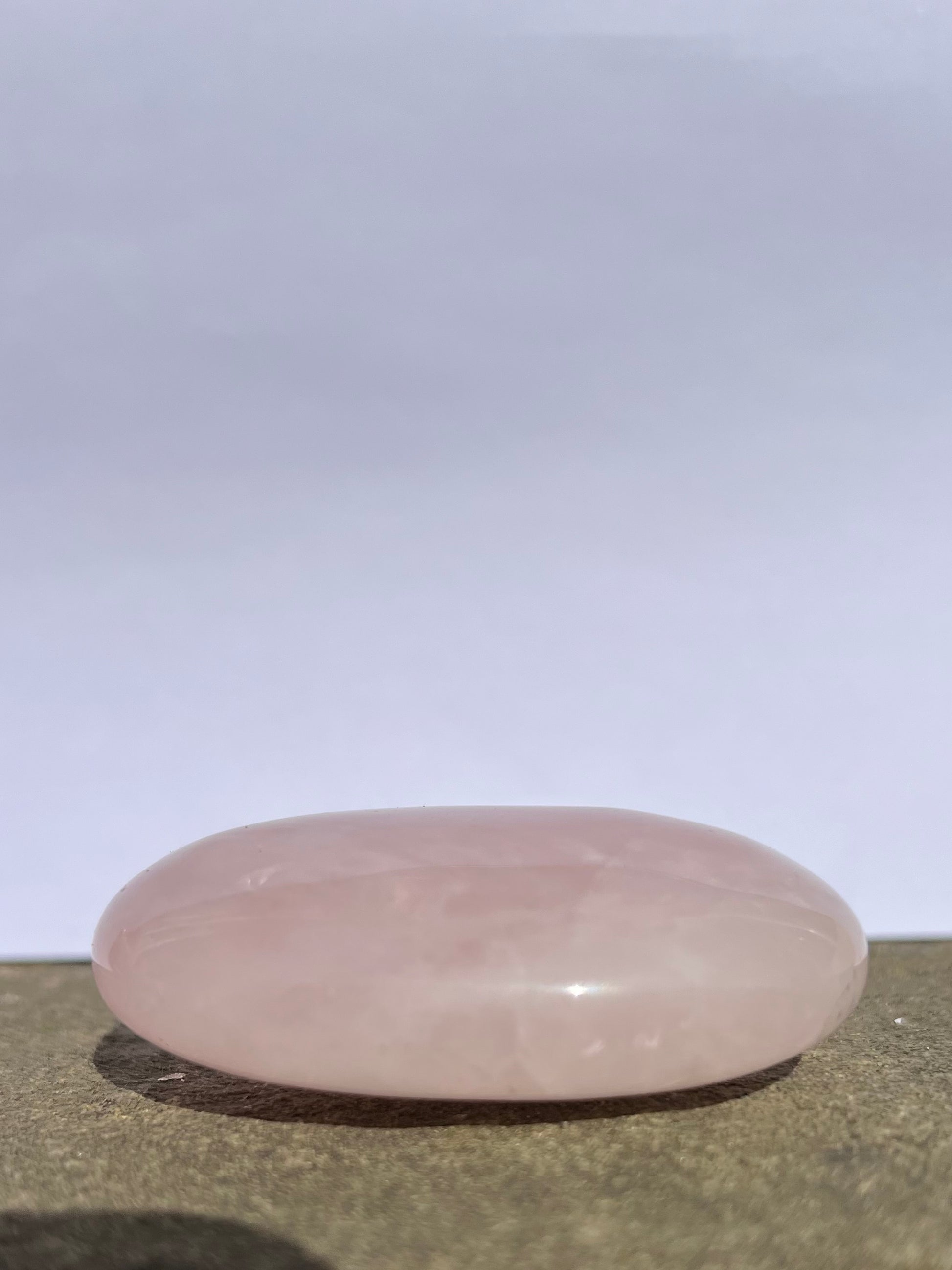 Rose Quartz Palm Stone image 1