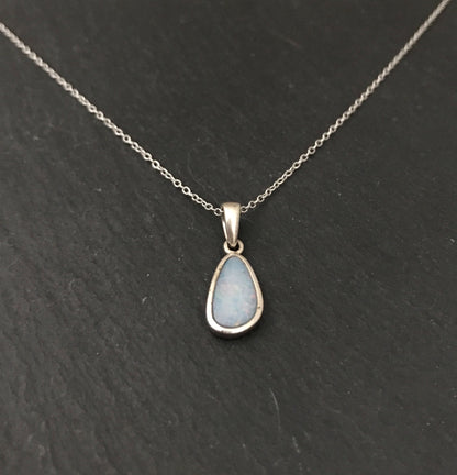 Opal Doublet Oval Pendant image 1