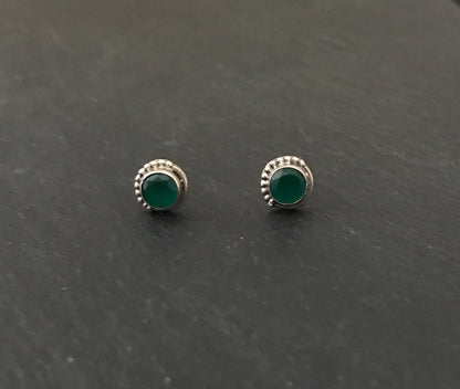 Emerald Stud Earrings image 0