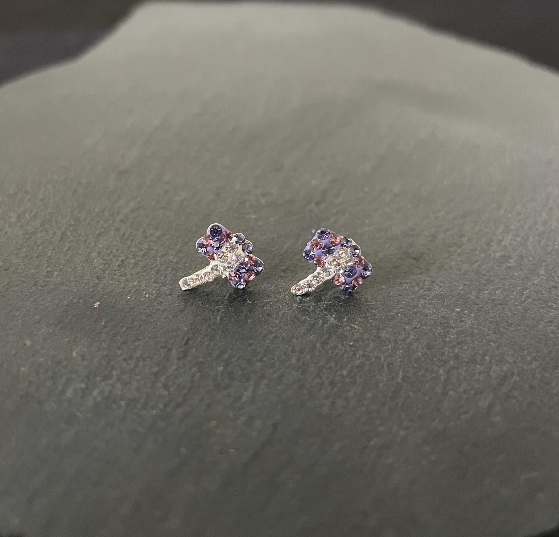 Cubic Zirconia Dragonfly Stud Earrings image 2