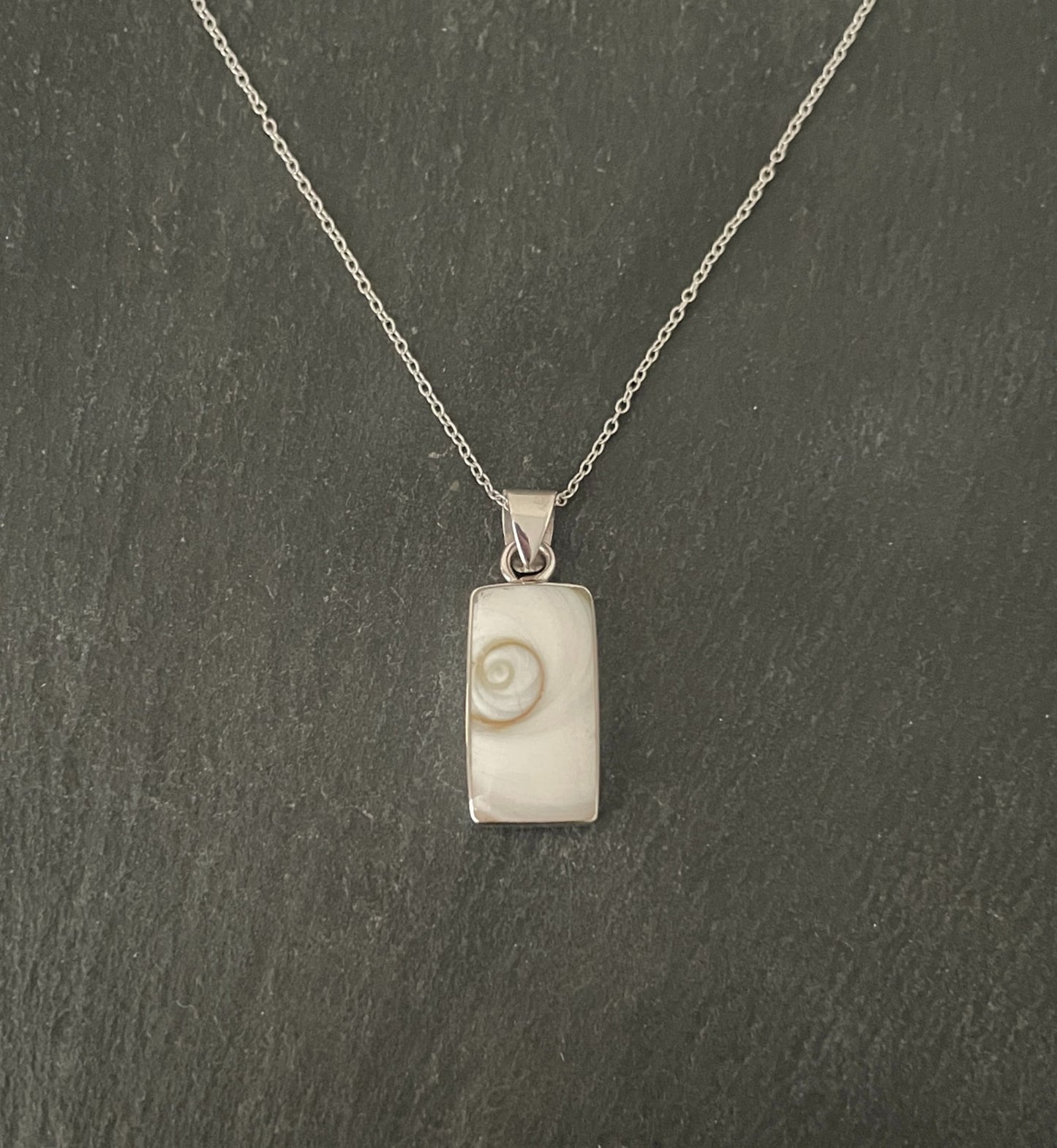 Shiva Shell Rectangle Pendant image 0