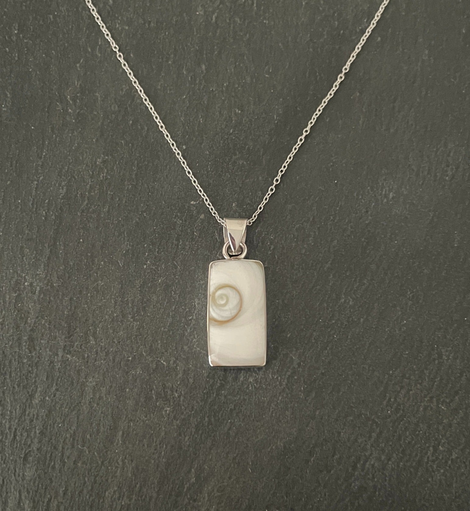 Shiva Shell Rectangle Pendant image 0