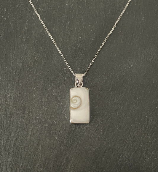 Shiva Shell Rectangle Pendant image 0