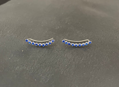 Cubic Zirconia Single Row Ear Climbers image 0