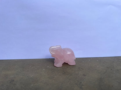 Rose Quartz Elephant image 3