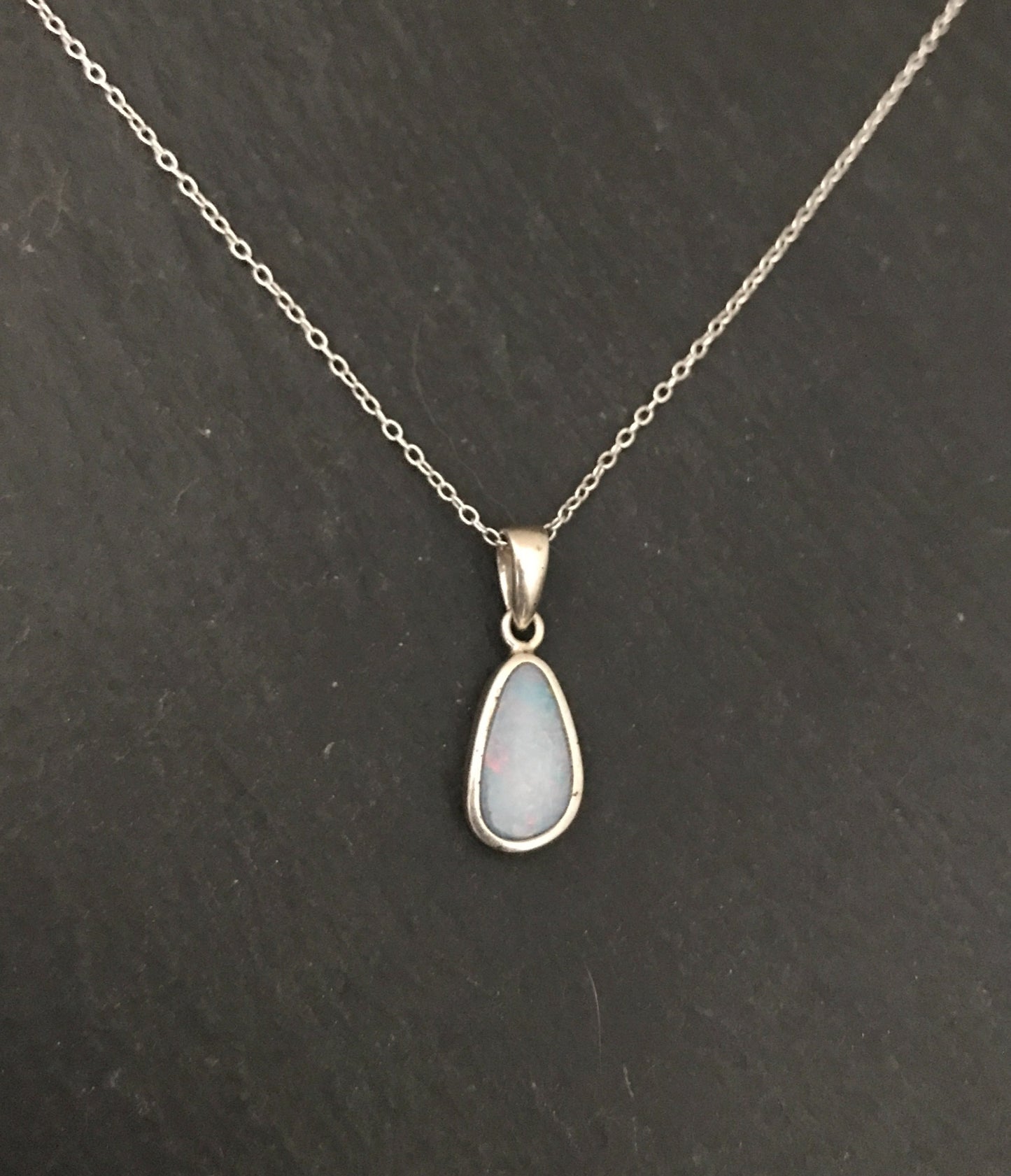 Opal Doublet Oval Pendant image 0