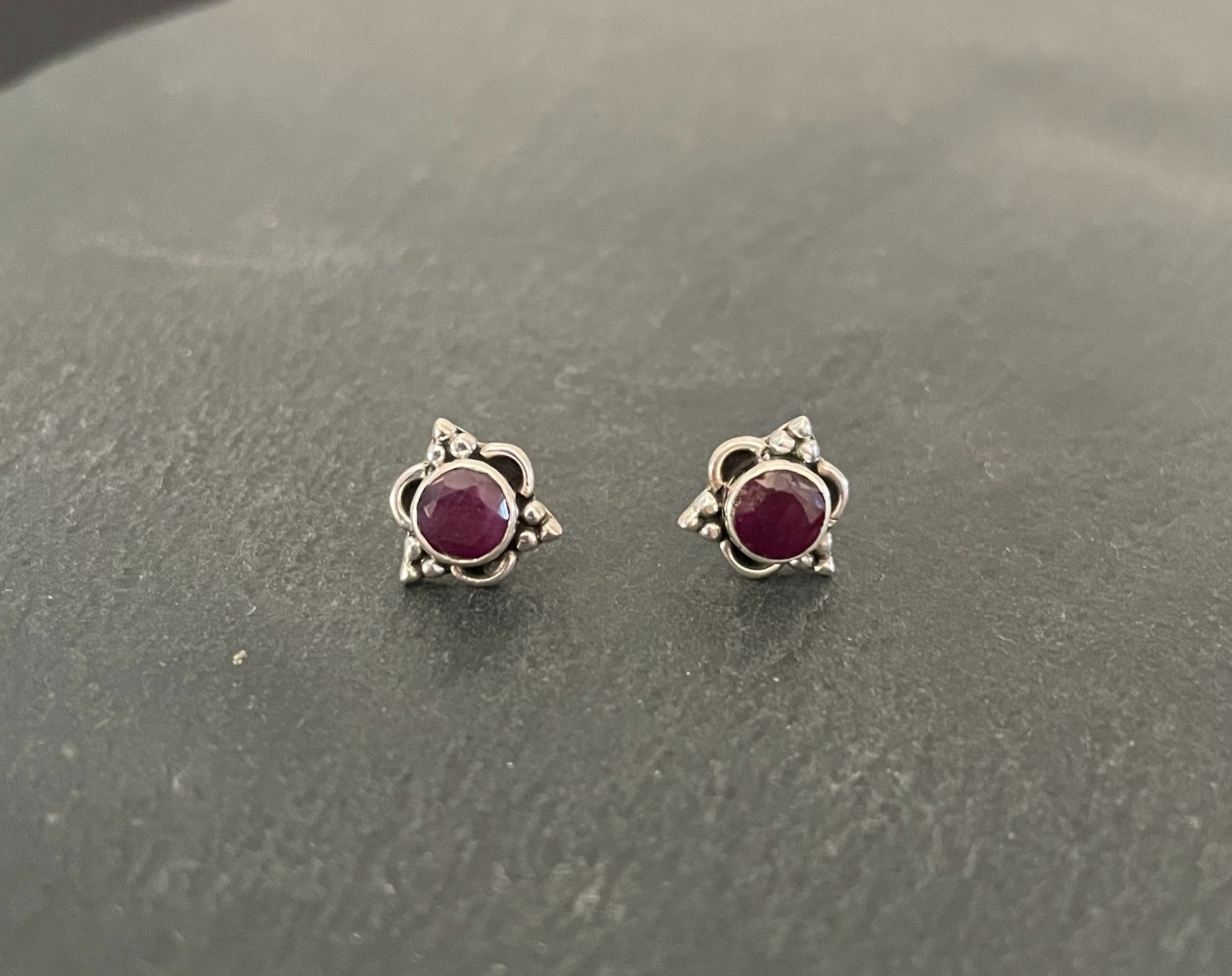 Ruby Stud Earrings image 0