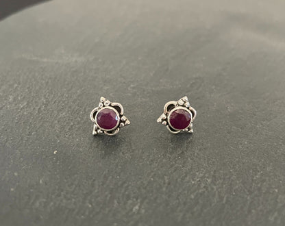Ruby Stud Earrings image 0