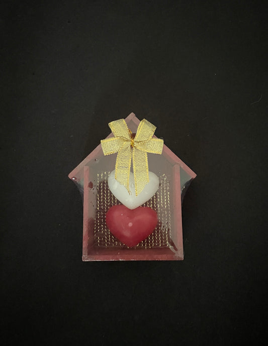 Red Heart Candle Set image 0