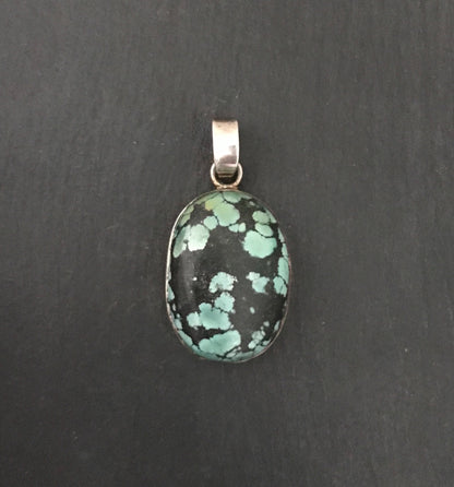 Turquoise Oval Pendant image 0