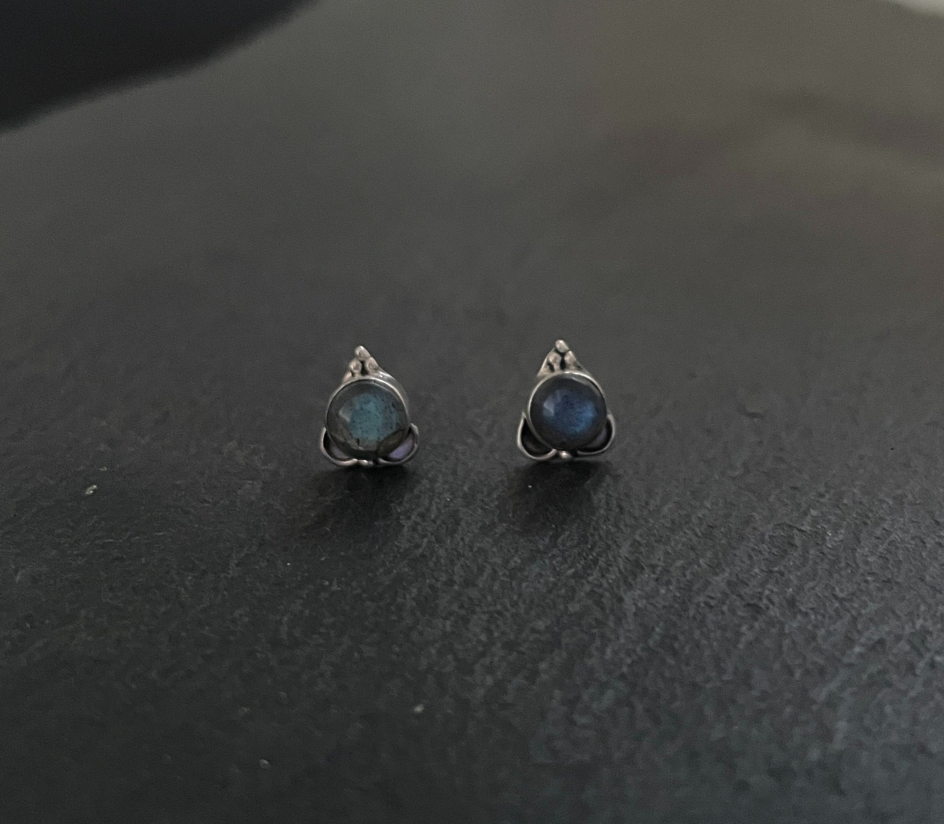 Labradorite Stud Earrings image 0